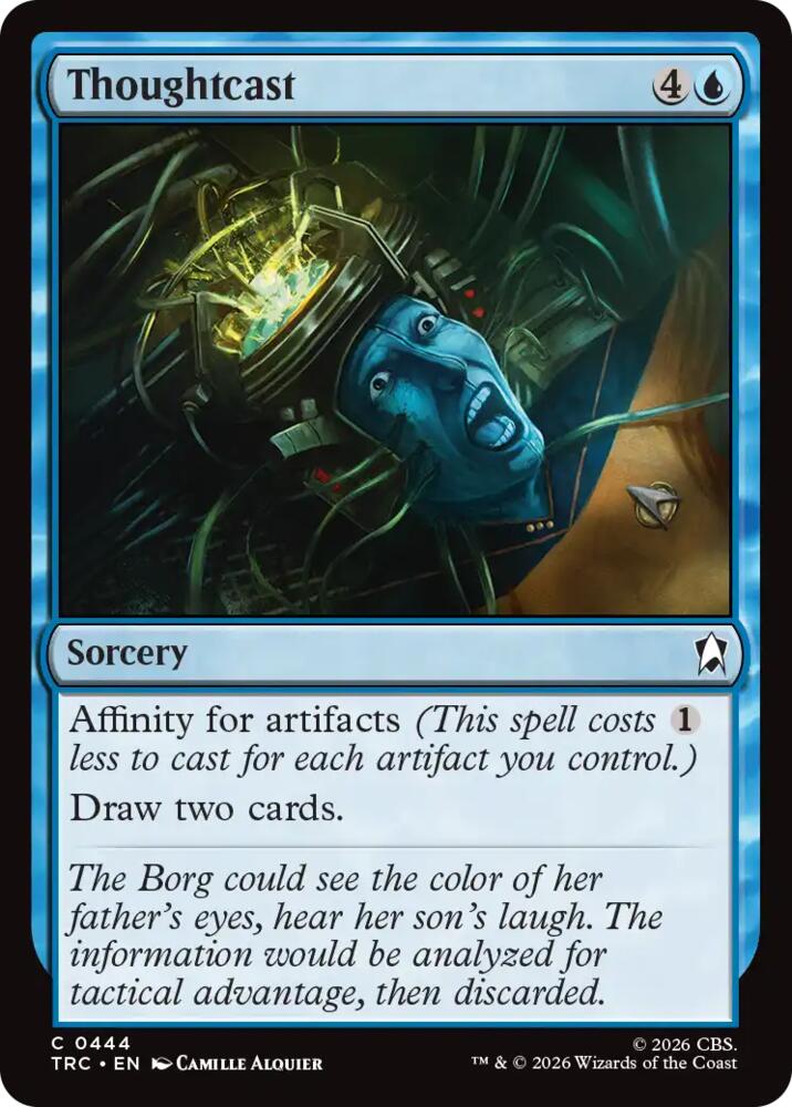 Thoughtcast (Surge Foil) (444) [Commander: Star Trek]