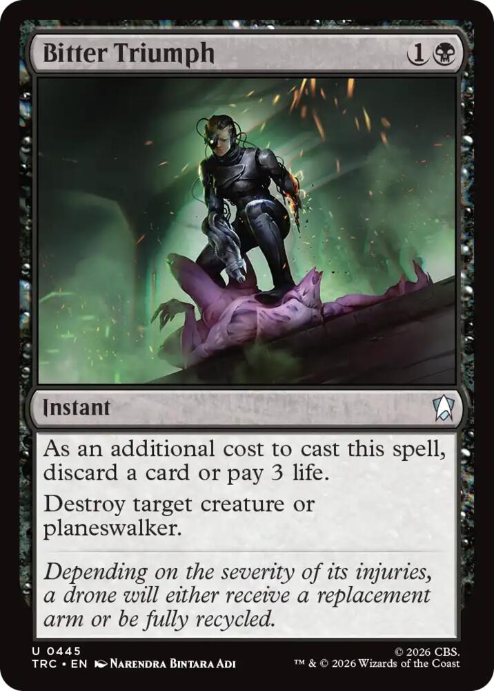 Bitter Triumph (Surge Foil) (445) [Commander: Star Trek]