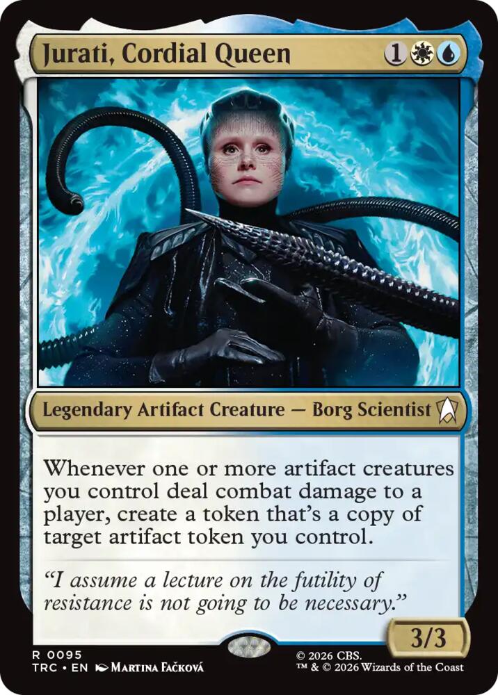 Jurati, Cordial Queen (Surge Foil) (95) [Commander: Star Trek]