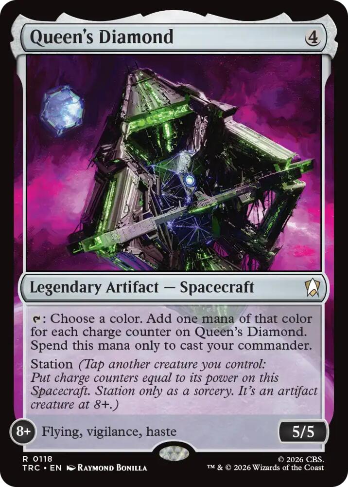 Queen's Diamond (Surge Foil) (118) [Commander: Star Trek]