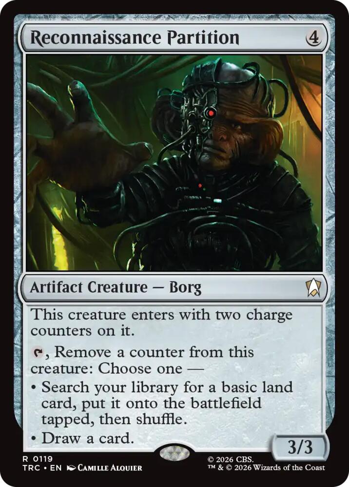 Reconnaissance Partition (Surge Foil) (119) [Commander: Star Trek]