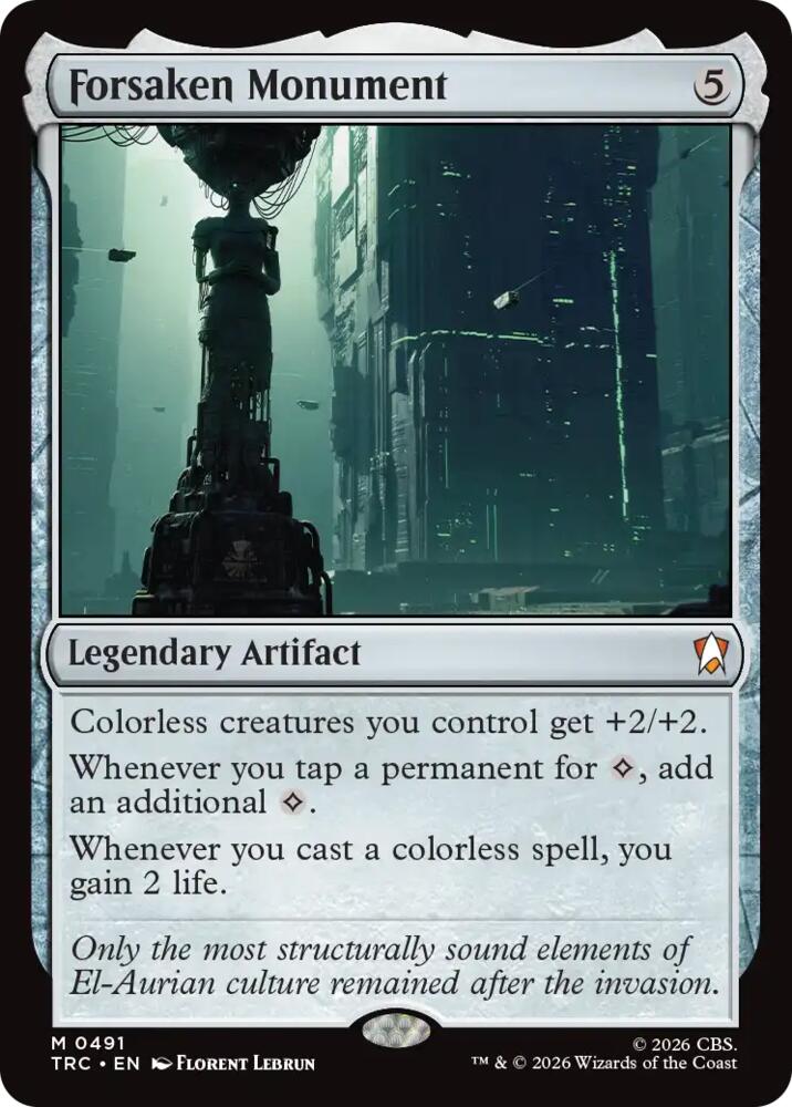 Forsaken Monument (Surge Foil) (491) [Commander: Star Trek]
