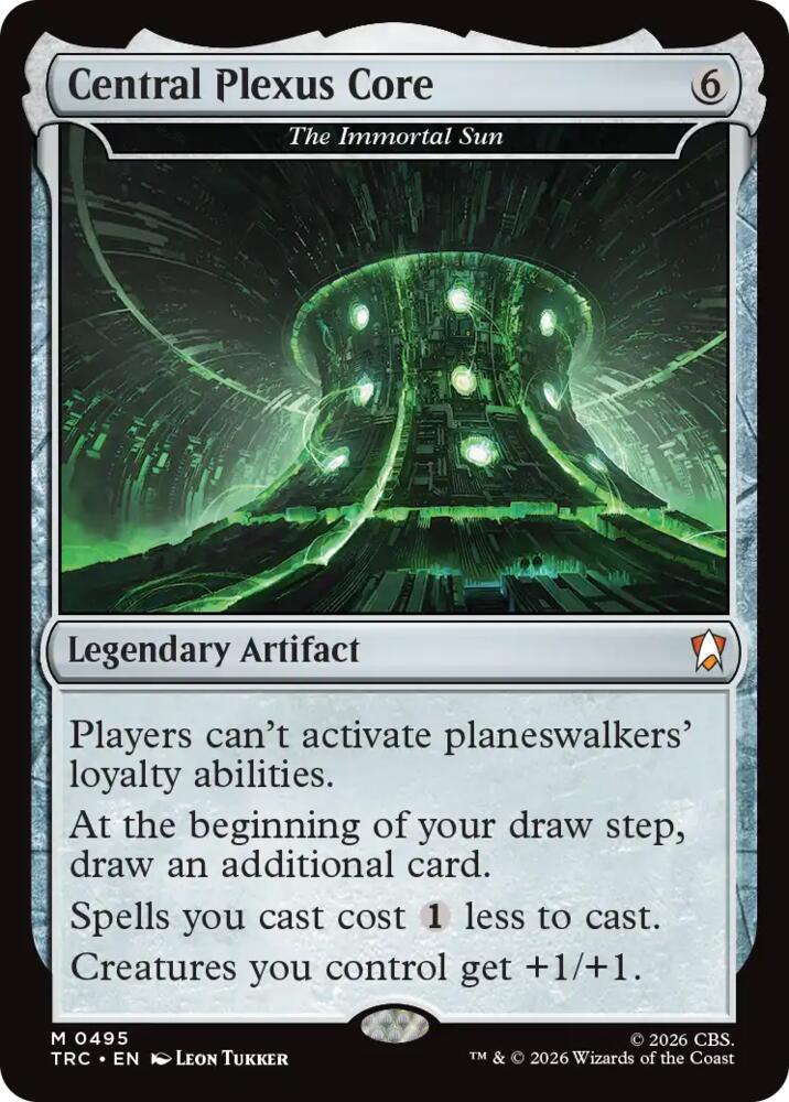 Central Plexus Core - - The Immortal Sun (Surge Foil) (495) [Commander: Star Trek]