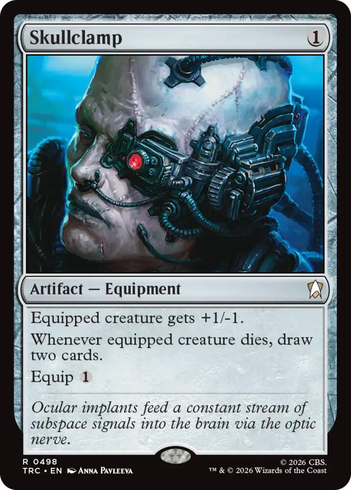 Skullclamp (Surge Foil) (498) [Commander: Star Trek]