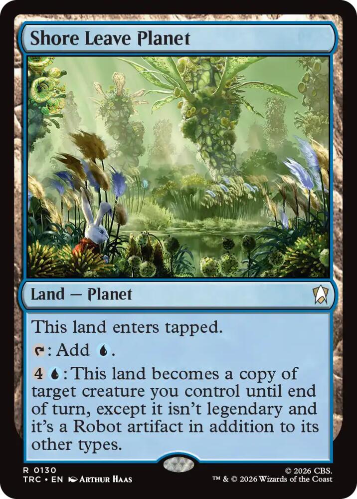 Shore Leave Planet (Surge Foil) (130) [Commander: Star Trek]