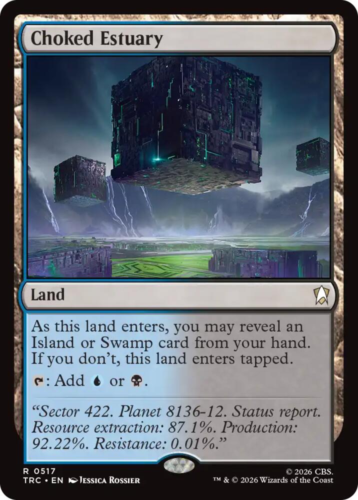 Choked Estuary (Surge Foil) (517) [Commander: Star Trek]