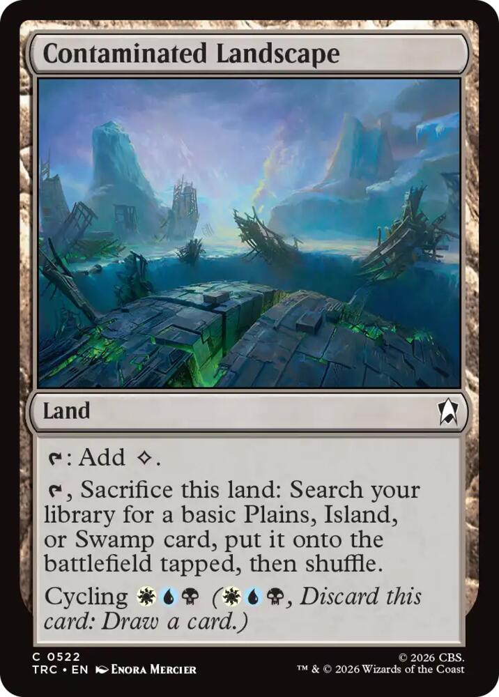 Contaminated Landscape (Surge Foil) (522) [Commander: Star Trek]