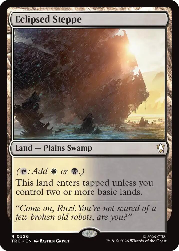 Eclipsed Steppe (Surge Foil) (526) [Commander: Star Trek]