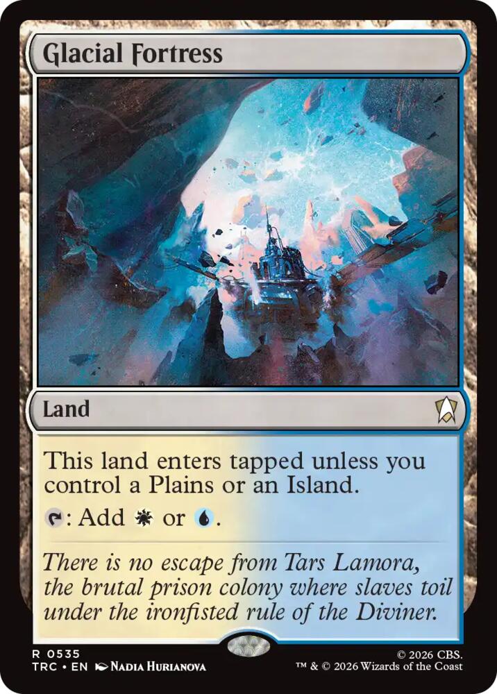 Glacial Fortress (Surge Foil) (535) [Commander: Star Trek]