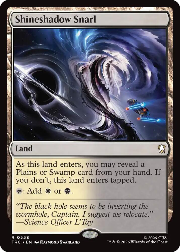 Shineshadow Snarl (Surge Foil) (558) [Commander: Star Trek]
