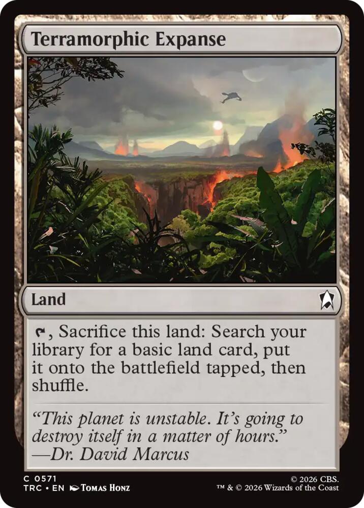 Terramorphic Expanse (Surge Foil) (571) [Commander: Star Trek]