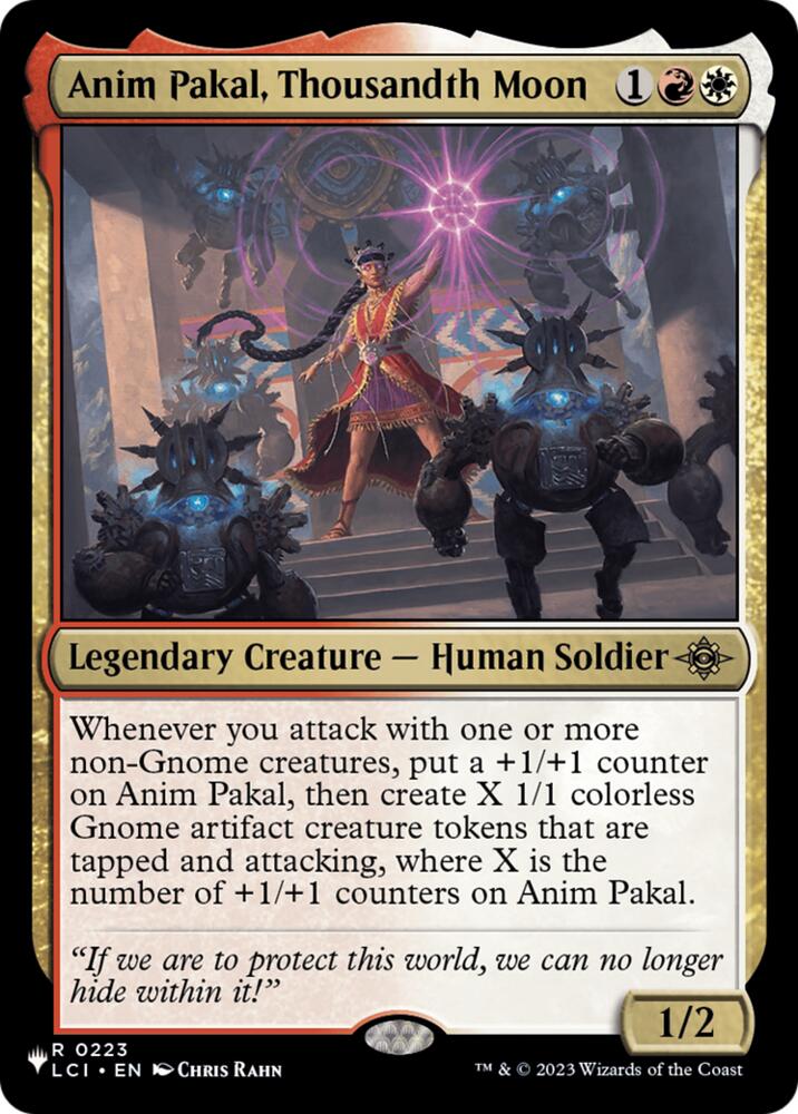 Anim Pakal, Thousandth Moon (223) [The List Reprints]