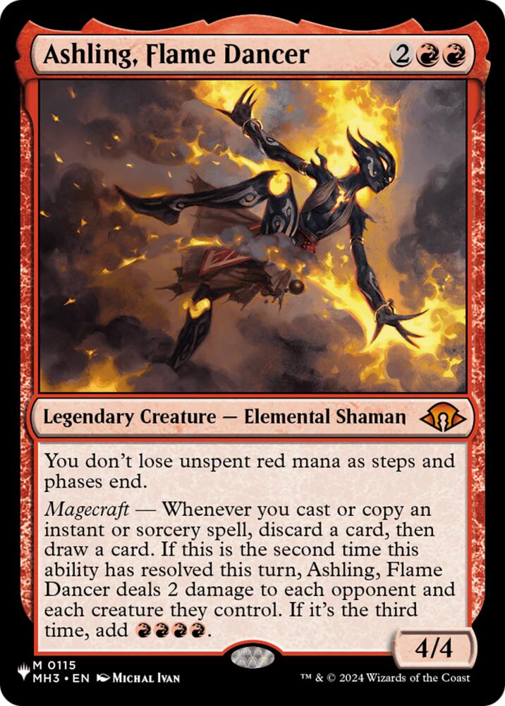 Ashling, Flame Dancer (115) [The List Reprints]