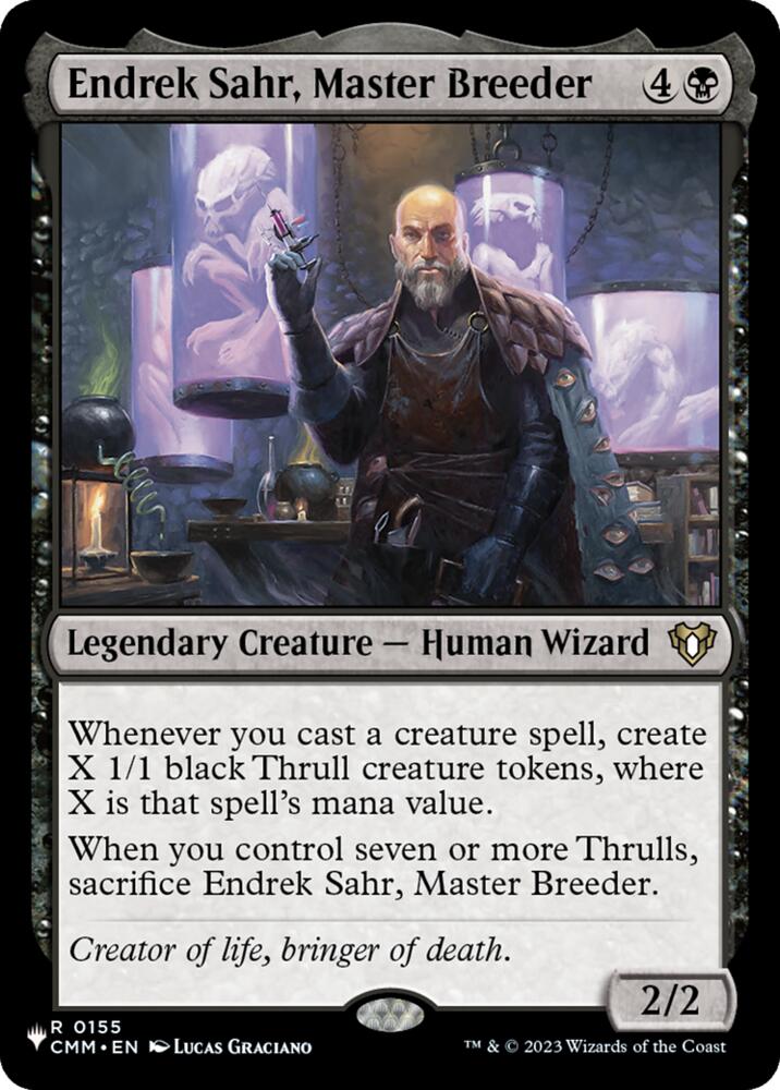 Endrek Sahr, Master Breeder (CMM) (155) [The List Reprints]