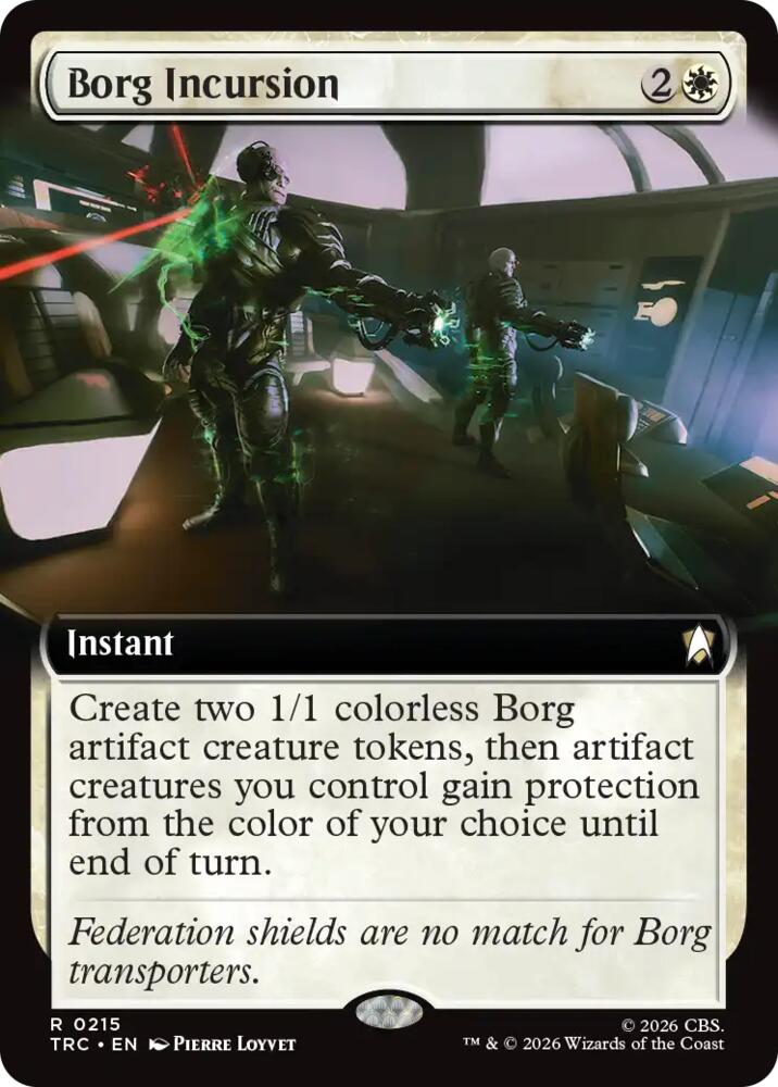 Borg Incursion (Extended Art) (215) [Commander: Star Trek]