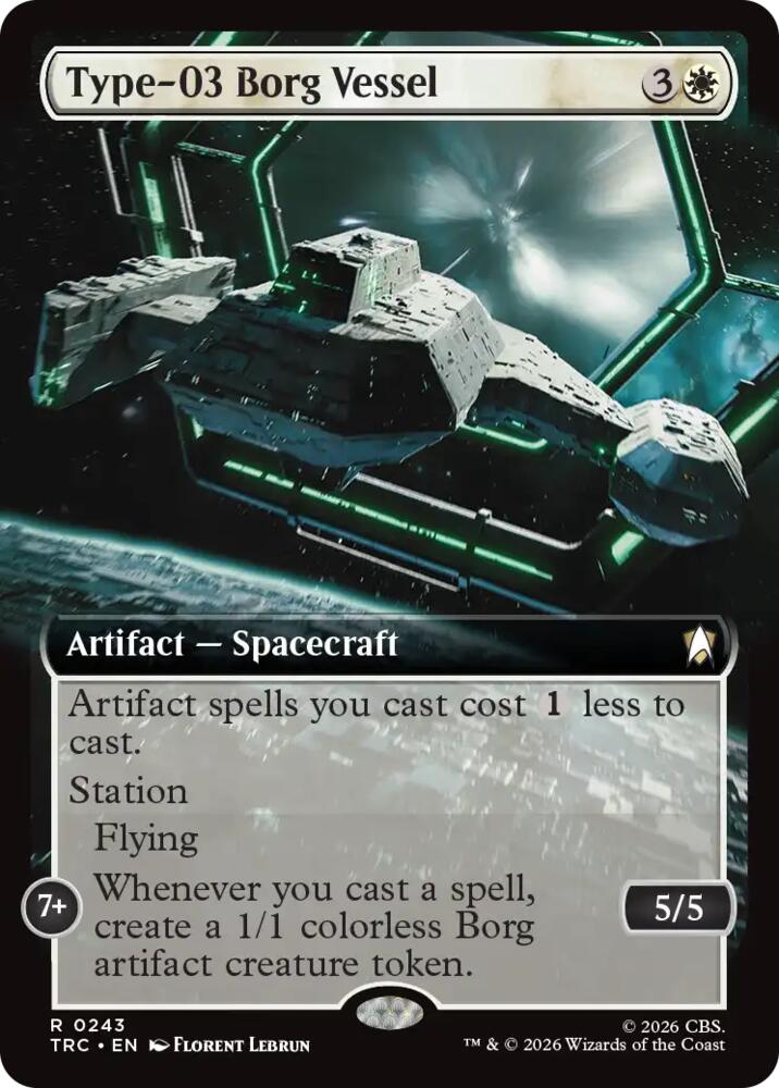 Type-03 Borg Vessel (Extended Art) (243) [Commander: Star Trek]