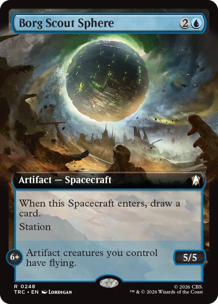 Borg Scout Sphere (Extended Art) (248) [Commander: Star Trek]