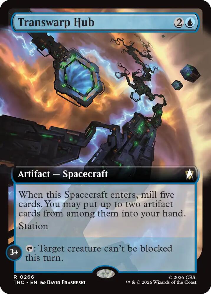 Transwarp Hub (Extended Art) (266) [Commander: Star Trek]
