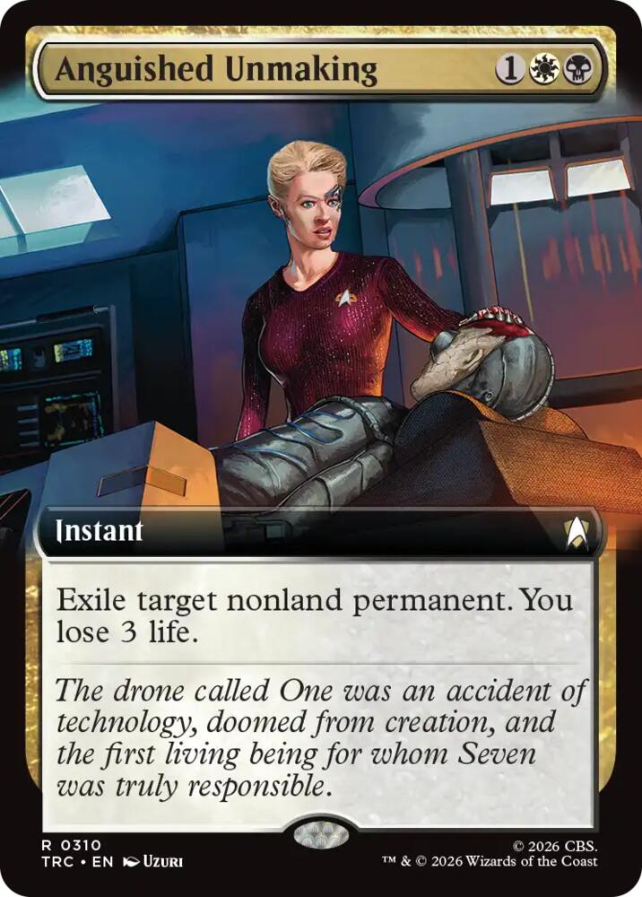 Anguished Unmaking (Extended Art) (310) [Commander: Star Trek]