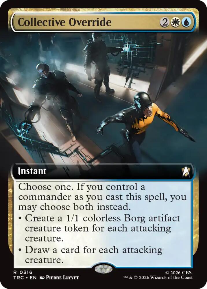 Collective Override (Extended Art) (316) [Commander: Star Trek]
