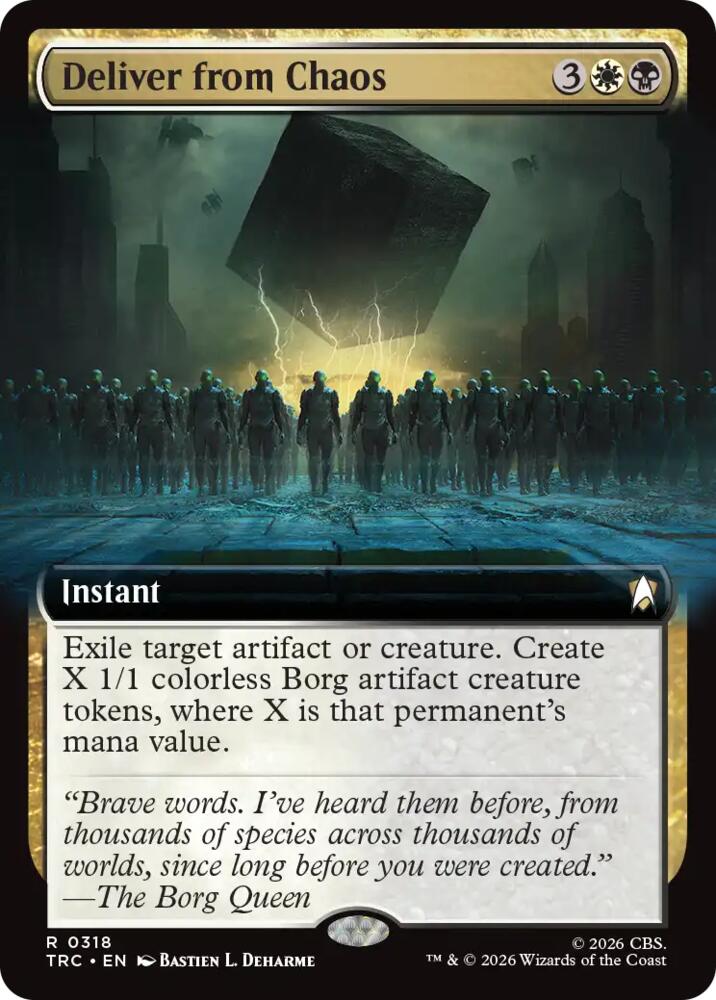 Deliver from Chaos (Extended Art) (318) [Commander: Star Trek]
