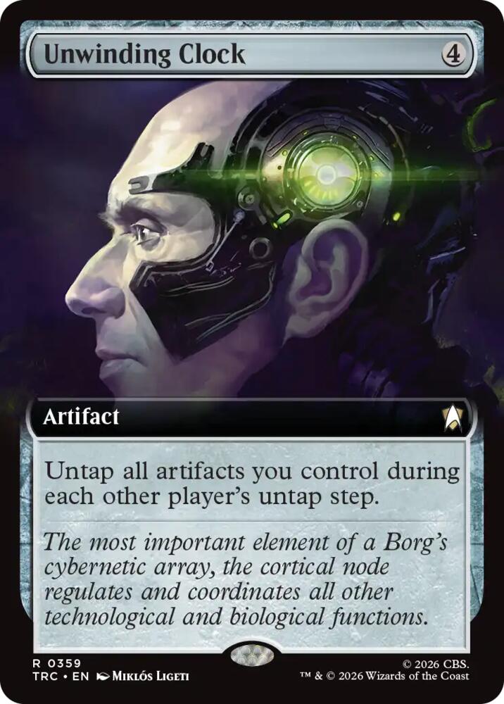 Unwinding Clock (Extended Art) (359) [Commander: Star Trek]