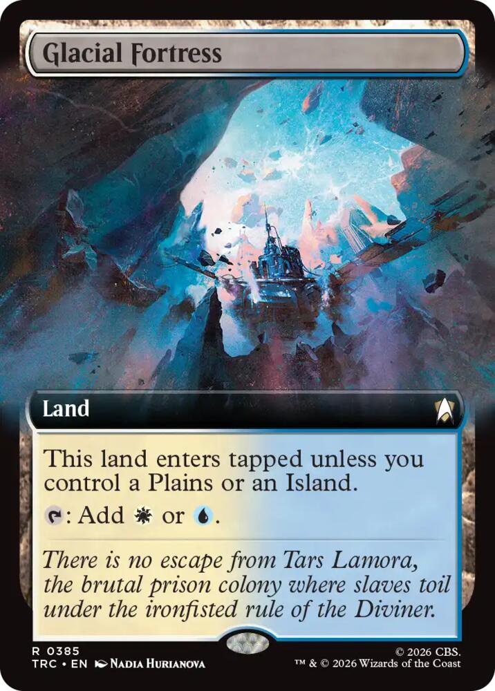 Glacial Fortress (Extended Art) (385) [Commander: Star Trek]