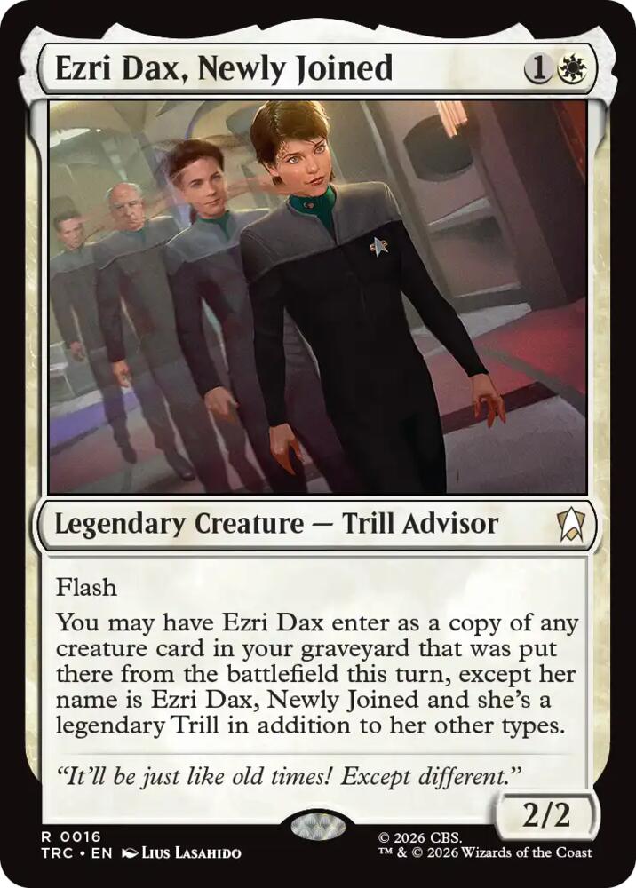 Ezri Dax, Newly Joined (Surge Foil) (16) [Commander: Star Trek]