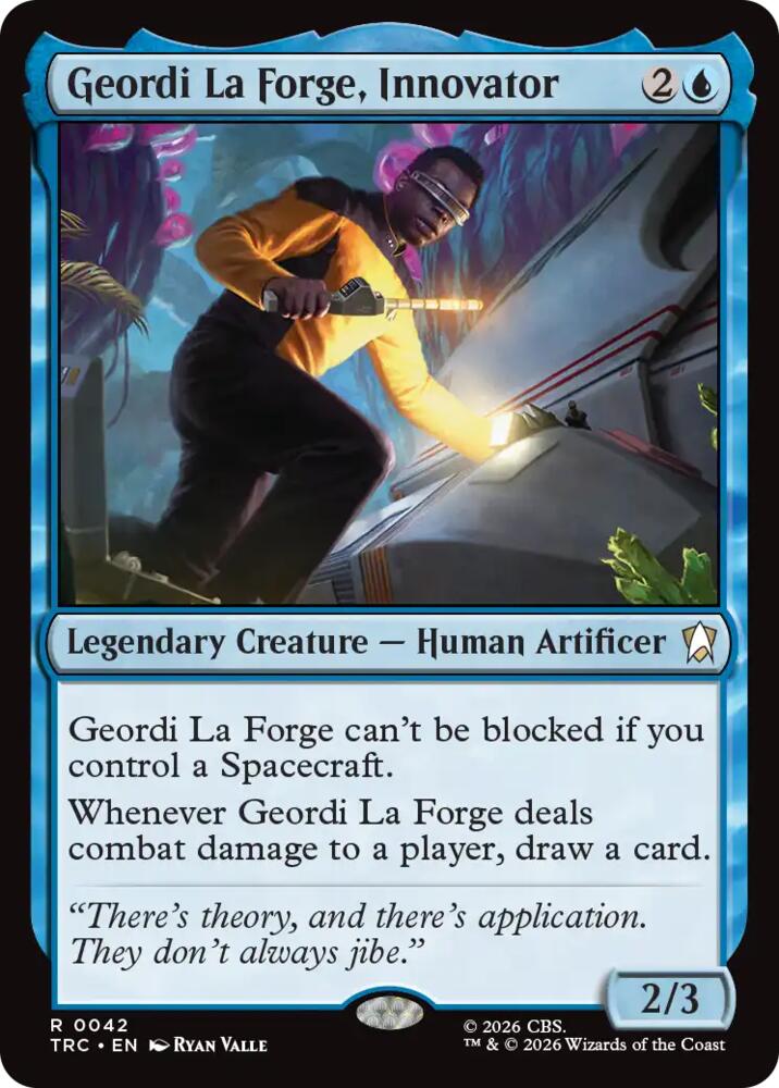 Geordi La Forge, Innovator (42) [Commander: Star Trek]