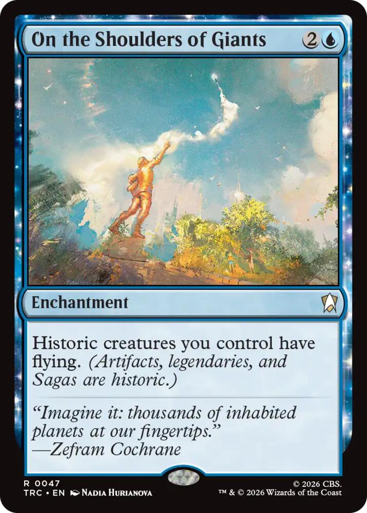 On the Shoulders of Giants (Surge Foil) (47) [Commander: Star Trek]
