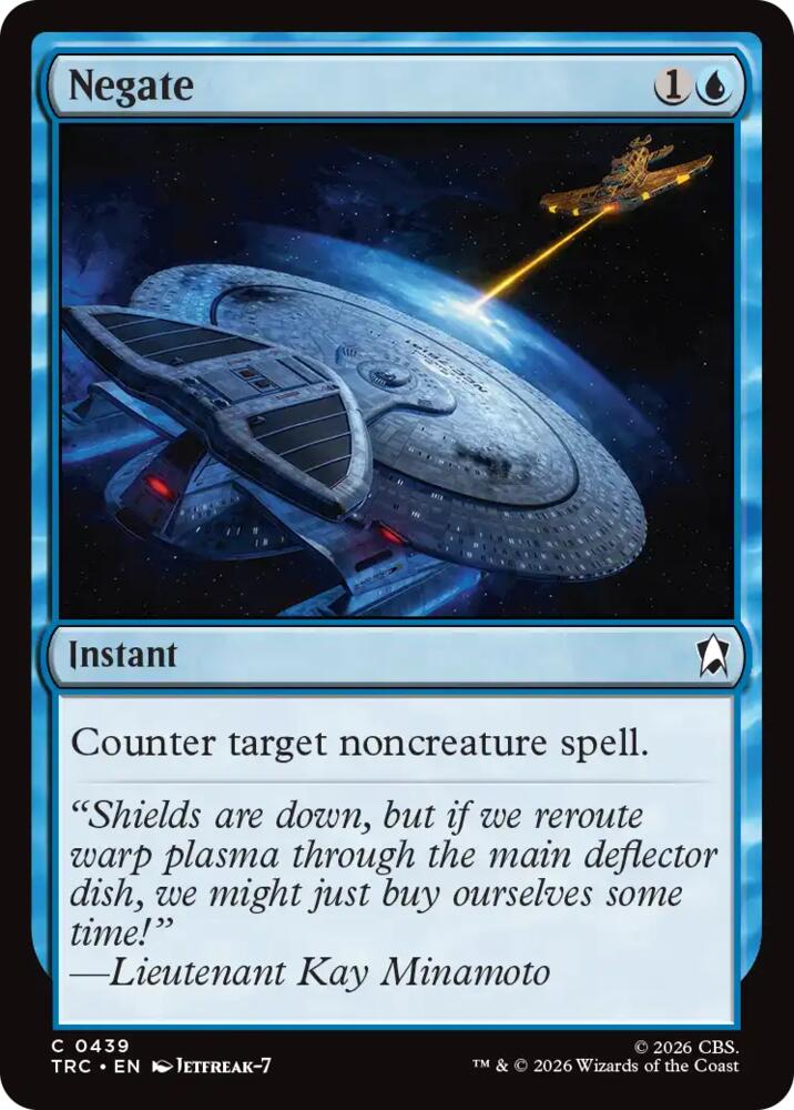 Negate (Surge Foil) (439) [Commander: Star Trek]