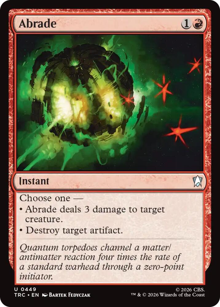 Abrade (449) [Commander: Star Trek]
