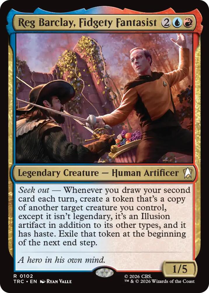 Reg Barclay, Fidgety Fantasist (102) [Commander: Star Trek]