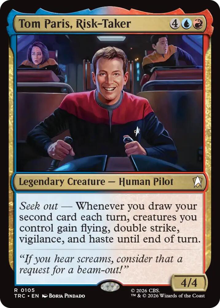 Tom Paris, Risk-Taker (105) [Commander: Star Trek]