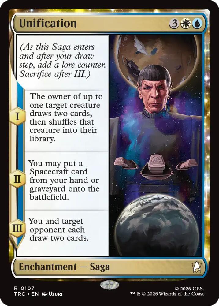 Unification (Surge Foil) (107) [Commander: Star Trek]