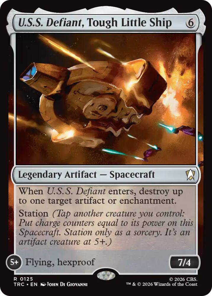 U.S.S. Defiant, Tough Little Ship (Surge Foil) (125) [Commander: Star Trek]