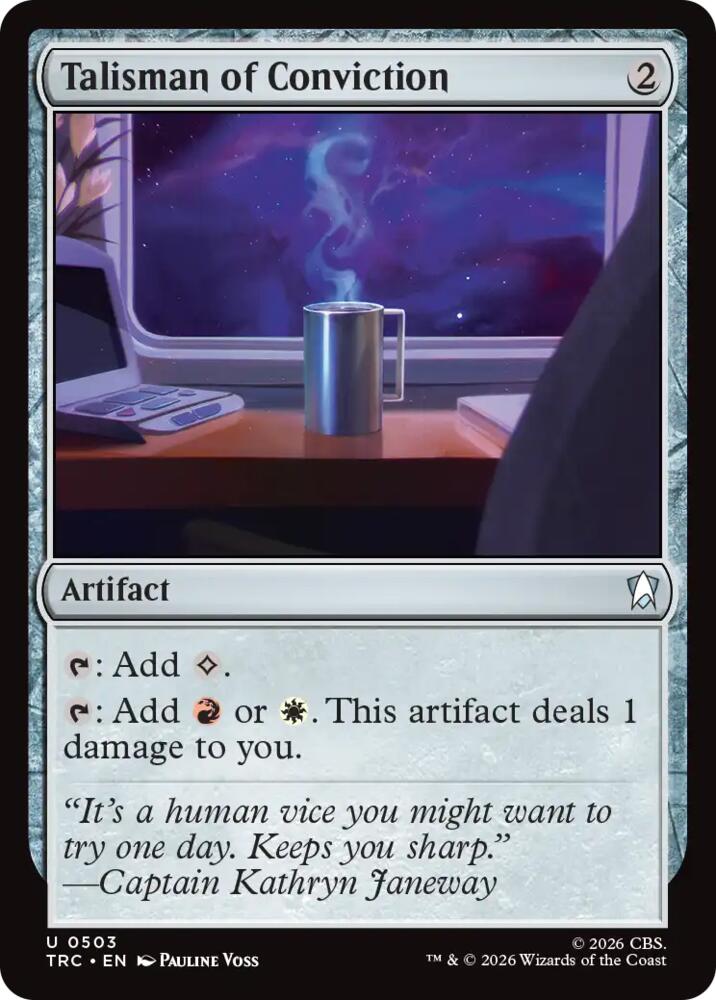 Talisman of Conviction (Surge Foil) (503) [Commander: Star Trek]