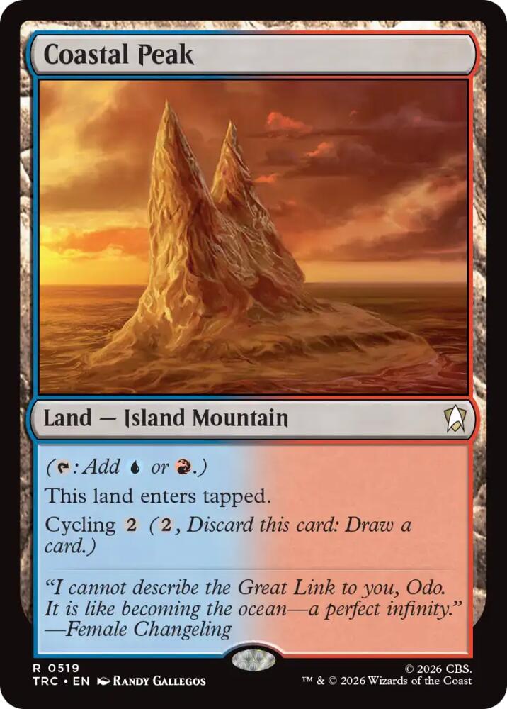 Coastal Peak (Surge Foil) (519) [Commander: Star Trek]