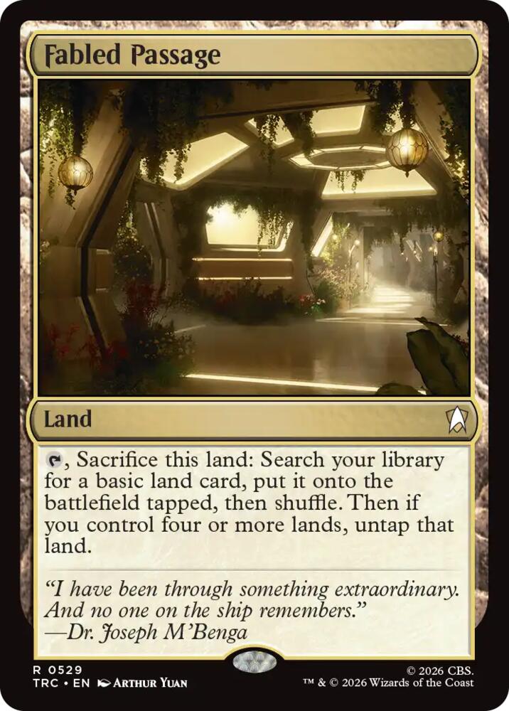 Fabled Passage (Surge Foil) (529) [Commander: Star Trek]