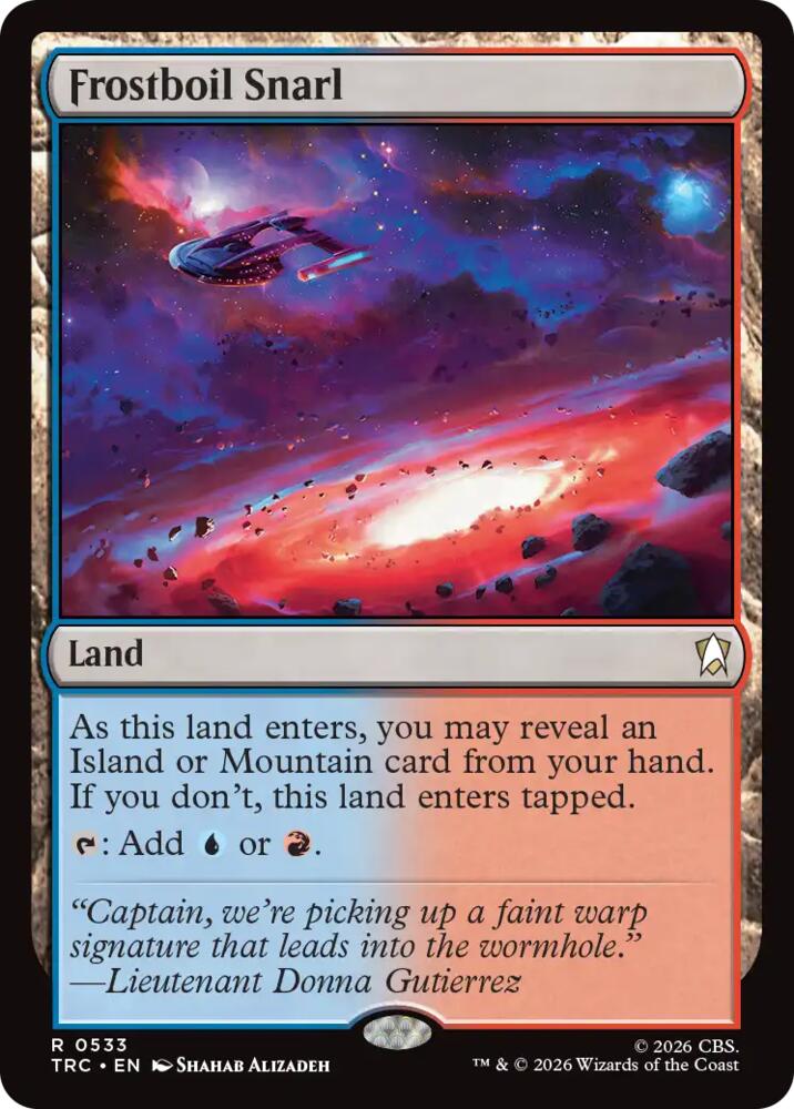 Frostboil Snarl (Surge Foil) (533) [Commander: Star Trek]
