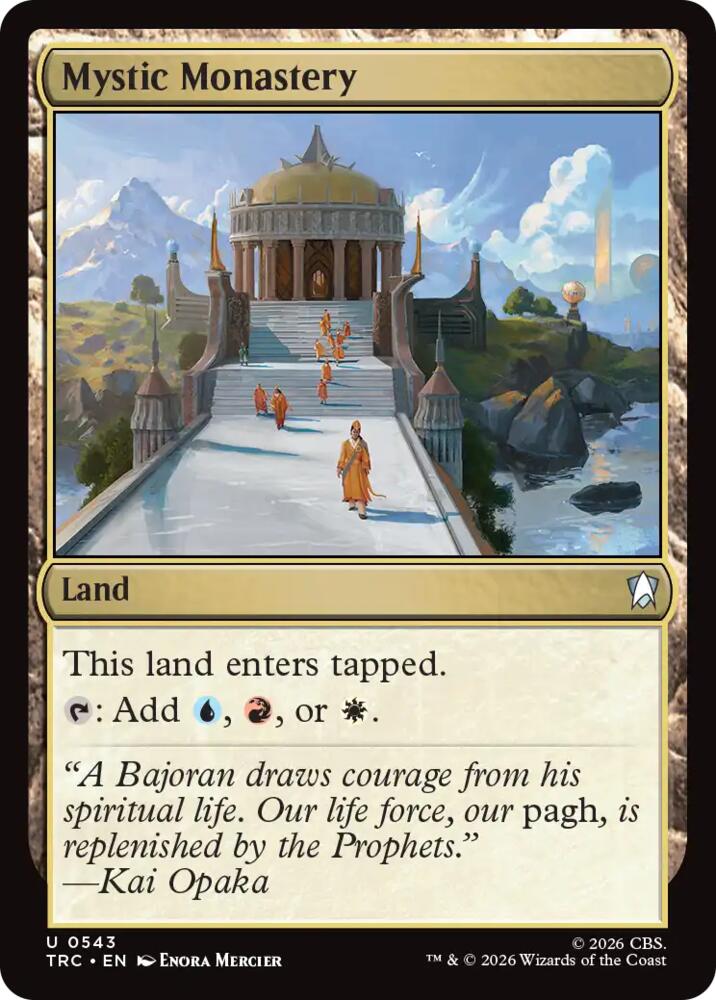 Mystic Monastery (Surge Foil) (543) [Commander: Star Trek]