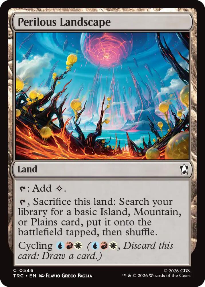 Perilous Landscape (Surge Foil) (546) [Commander: Star Trek]
