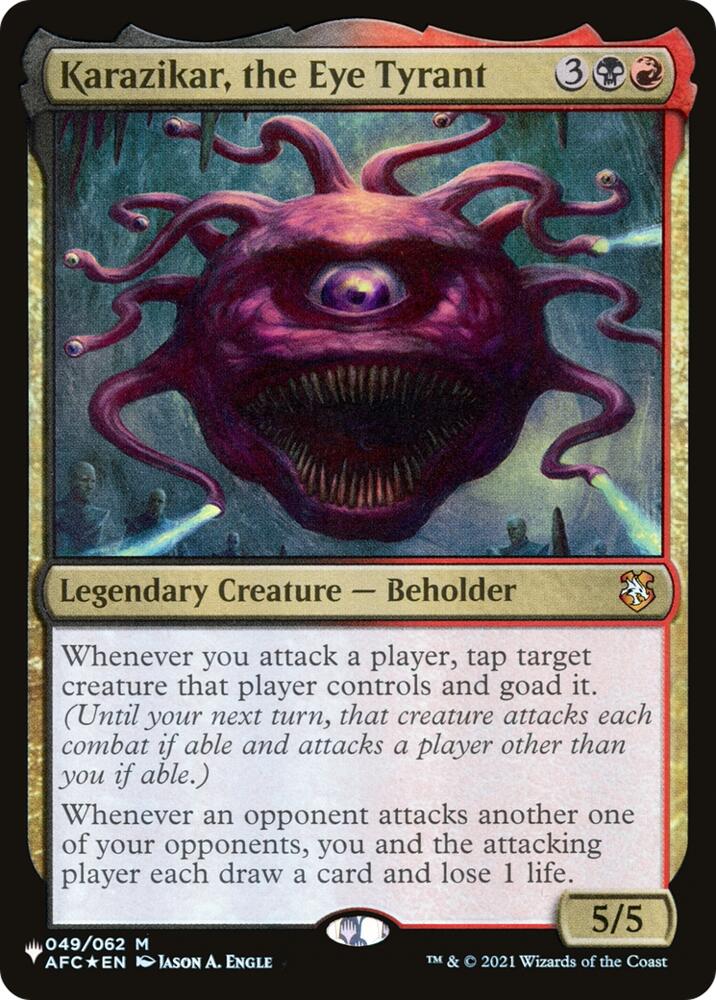 Karazikar, the Eye Tyrant (49) [The List Reprints]