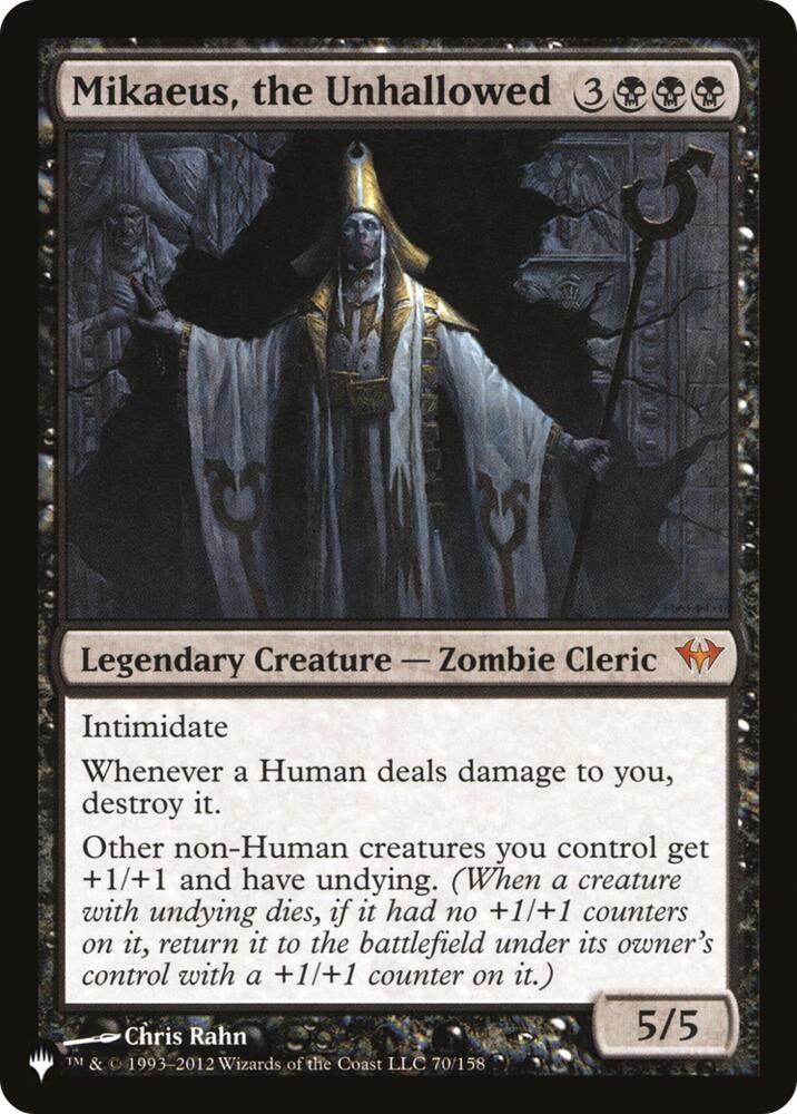 Mikaeus, the Unhallowed (DKA) (70) [The List Reprints]