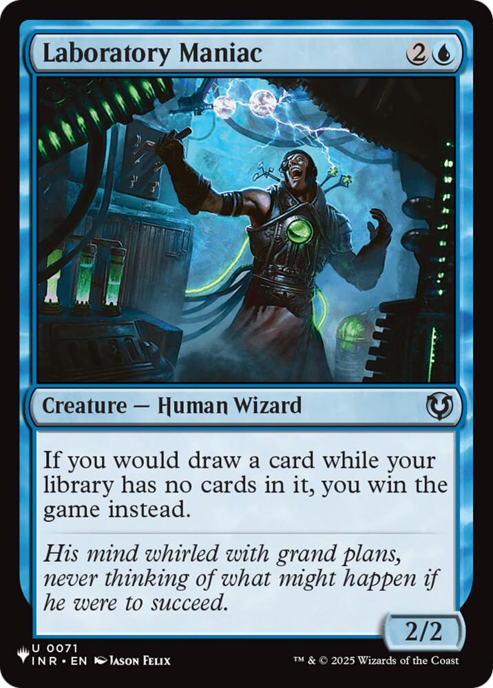 Laboratory Maniac (INR) (71) [The List Reprints]