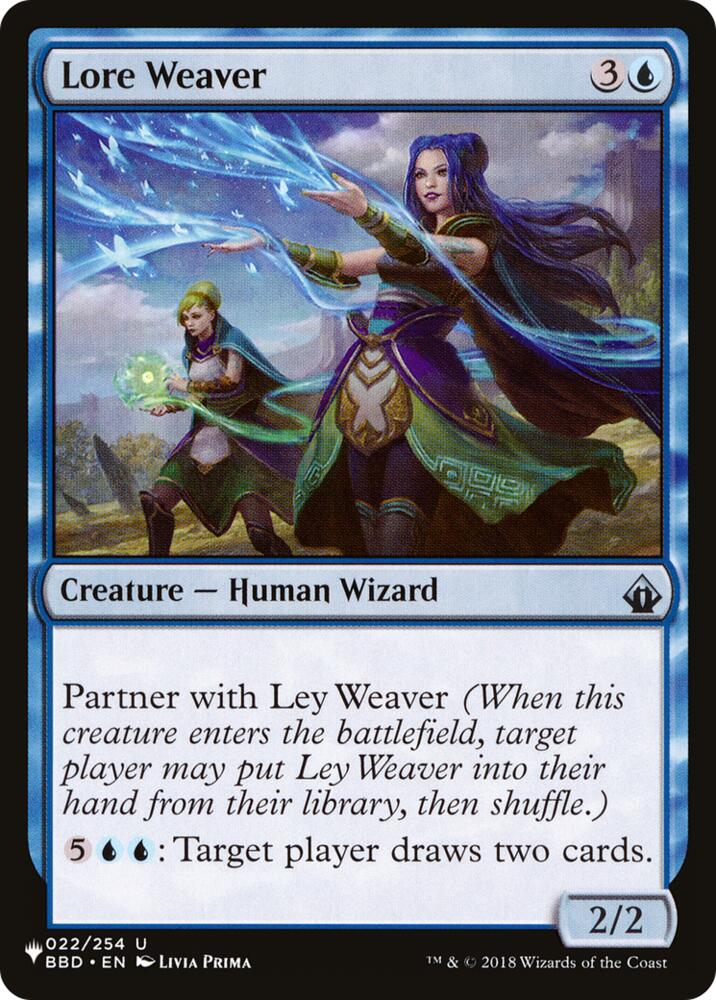 Lore Weaver (22) [The List Reprints]