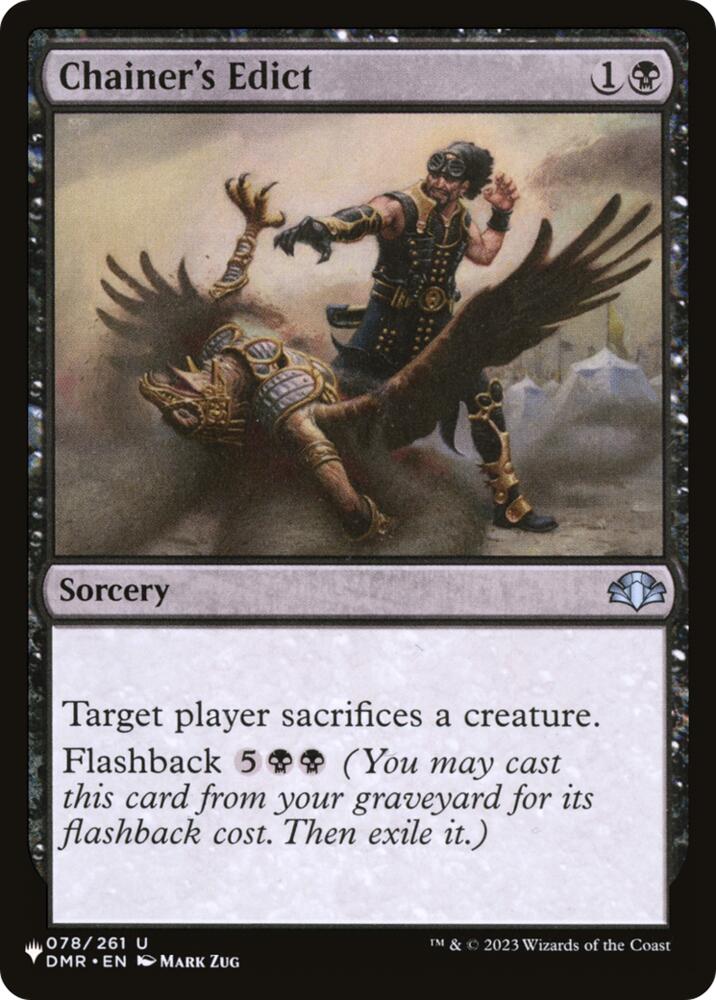 Chainer's Edict (DMR) (78) [The List Reprints]