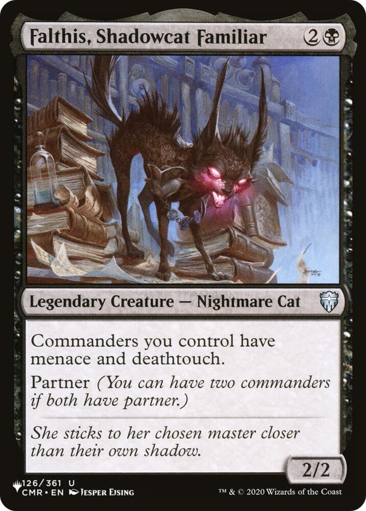 Falthis, Shadowcat Familiar (126) [The List Reprints]