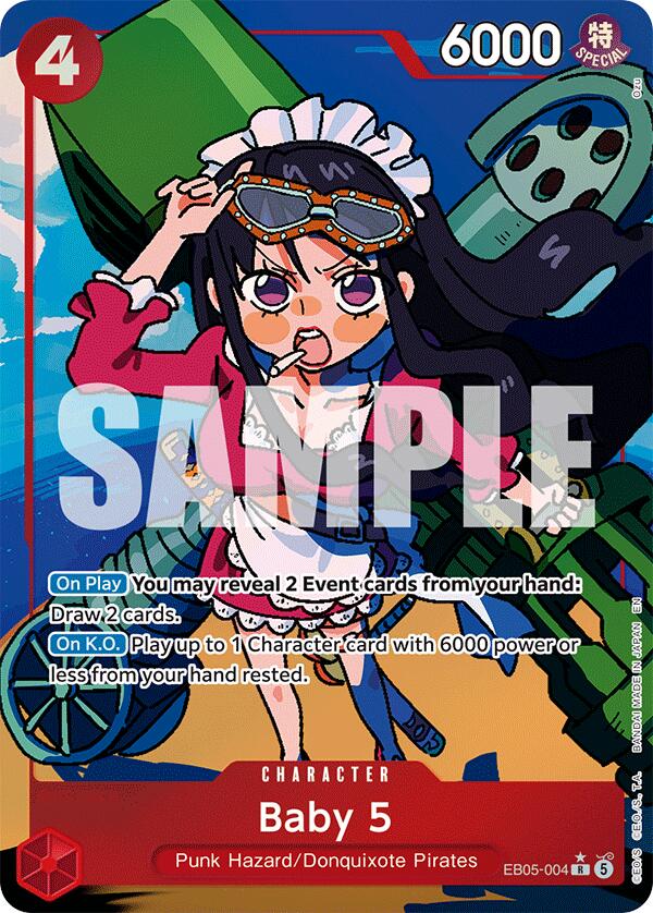 Baby 5 (Alternate Art) (EB05-004) [Extra Booster: One Piece Heroines Edition Vol. 2]