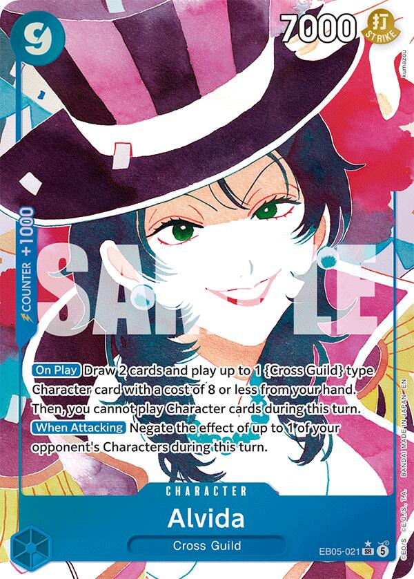 Alvida (Super Rare Alternate Art) (EB05-021) [Extra Booster: One Piece Heroines Edition Vol. 2]
